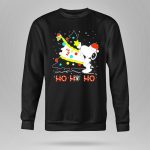 Snoopy Woodstock Las Vegas Raiders Christmas Ho Ho Ho 9 Sweatshirt