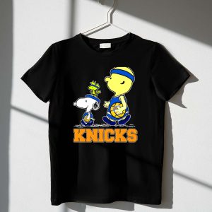 Snoopy Woodstock New York Knicks Basketball Fans Peanuts Characters 1 T Shirt
