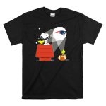 Snoopy Woodstock Peanuts New England Patriots Spotlight T Shirt 6