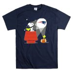 Snoopy Woodstock Peanuts New England Patriots Spotlight T Shirt 7