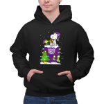Snoopy Woodstock Sacramento Kings Christmas Tree Holiday Celebration 2 Hoodie