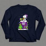Snoopy Woodstock Sacramento Kings Christmas Tree Holiday Celebration 6 Long Sleeves