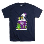 Snoopy Woodstock Sacramento Kings Christmas Tree Holiday Celebration T Shirt 7