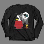 Snoopy Woodstock San Jose Sharks Fan Art Moonlight Scene 4 Long Sleeves.jpg