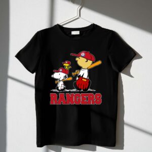 Snoopy Woodstock Texas Rangers Fans Team Spirit 1 T Shirt.jpg
