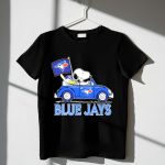 Snoopy Woodstock Toronto Blue Jays Car Blue Jays Flag 1 T Shirt.jpg