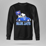 Snoopy Woodstock Toronto Blue Jays Car Blue Jays Flag 9 Sweatshirt.jpg