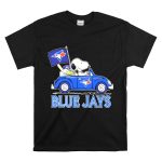 Snoopy Woodstock Toronto Blue Jays Car Blue Jays Flag T Shirt 6.jpg
