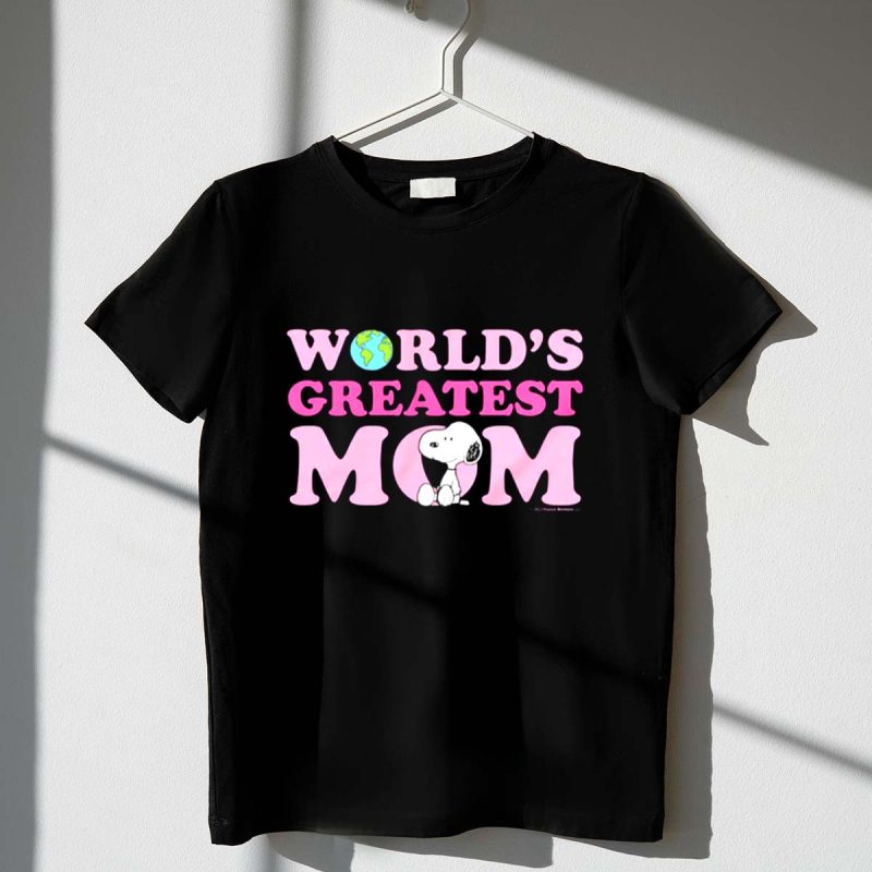 Snoopy Worlds Greatest Mom Relaxed 1 T Shirt