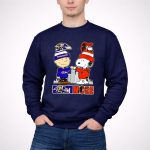 Snoopy X Charlie Brown Baltimore Sports Ravens X Orioles Skyline 3 Sweatshirt