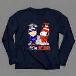 Snoopy X Charlie Brown Baltimore Sports Ravens X Orioles Skyline 6 Long Sleeves