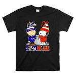 Snoopy X Charlie Brown Baltimore Sports Ravens X Orioles Skyline T Shirt 6