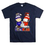 Snoopy X Charlie Brown Baltimore Sports Ravens X Orioles Skyline T Shirt 7
