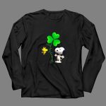 Snoopy You Are My Lucky Charm St Patricks Day With Shamrock and Woodstock 4 Long Sleeves