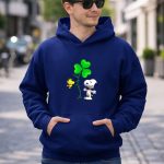 Snoopy You Are My Lucky Charm St Patricks Day With Shamrock and Woodstock 8 Hoodie
