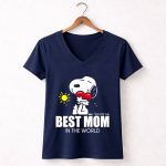Snoopy Youre The Best Mom In The World 5 Womens V Neck