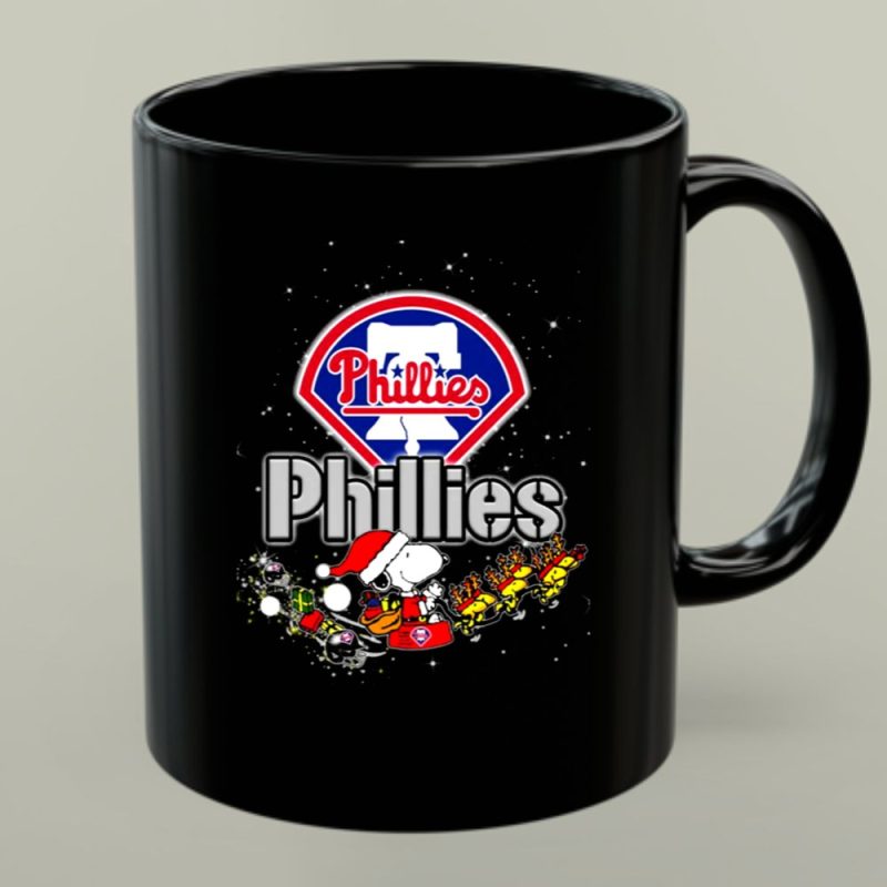 Snoopy Adn Woodstocks Santa Christmas Philadelphia Phillies 1 Mug.jpg