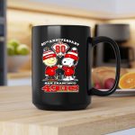 Snoopy and Charlie Brown 80th anniversary San Francisco 49ers 2 mug 1.jpg