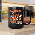 Snoopy and Charlie Brown Baltimore Orioles baseball forever not just when we win 2 mug.jpg