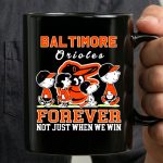 Snoopy and Charlie Brown Baltimore Orioles baseball forever not just when we win 3 mug.jpg