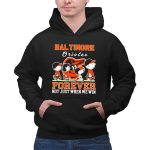 Snoopy and Charlie Brown Baltimore Orioles baseball forever not just when we win T Shirt 2