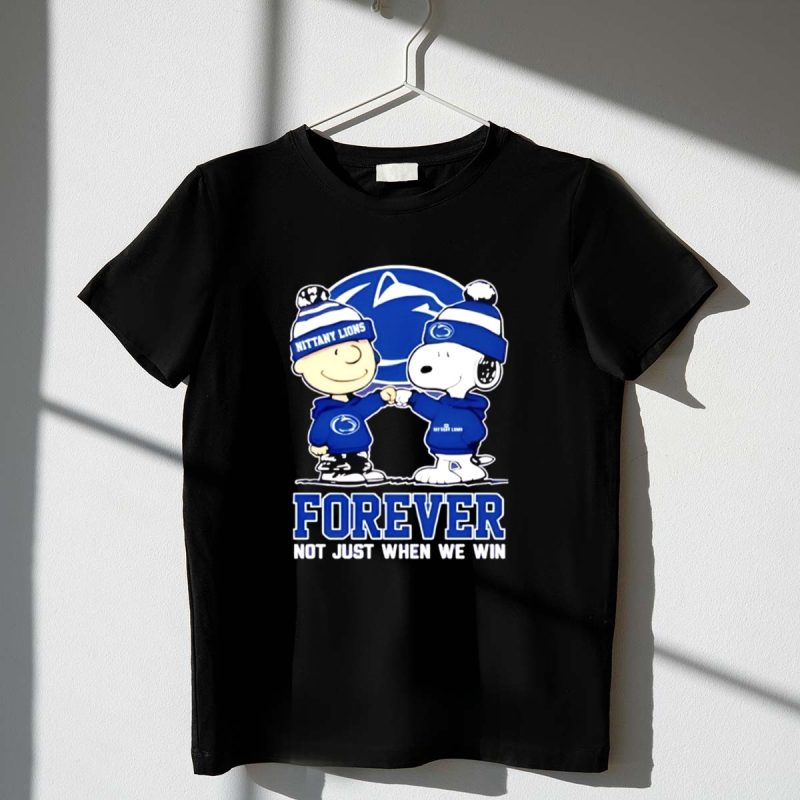 Snoopy And Charlie Brown Best Friend Penn State Nittany Lions Forever Not Just When We Win 1 T Shirt.jpg