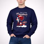 Snoopy and Charlie Brown Chicago Bears This Is My Christmas 3 Sweatshirt