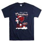 Snoopy and Charlie Brown Chicago Bears This Is My Christmas T Shirt 7