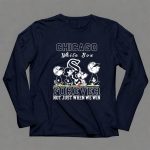 Snoopy and Charlie Brown Chicago White Sox baseball forever not just when we win 6 Long Sleeves.jpg