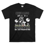 Snoopy and Charlie Brown Chicago White Sox baseball forever not just when we win T Shirt 6.jpg