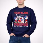 Snoopy and Charlie Brown Cleveland Guardians baseball forever not just when we win 3 Sweatshirt.jpg