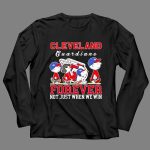 Snoopy and Charlie Brown Cleveland Guardians baseball forever not just when we win 4 Long Sleeves.jpg