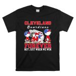 Snoopy and Charlie Brown Cleveland Guardians baseball forever not just when we win T Shirt 6.jpg