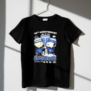Snoopy and Charlie Brown Dallas Cowboys 66th anniversary 1960 2026 1 T Shirt