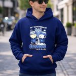 Snoopy and Charlie Brown Dallas Cowboys 66th anniversary 1960 2026 8 Hoodie