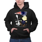 Snoopy and Charlie Brown Dancing with New England Patriots 2 Hoodie