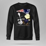 Snoopy and Charlie Brown Dancing with New England Patriots 9 Sweatshirt