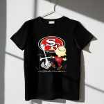 Snoopy and Charlie Brown Dancing with San Francisco 49ers SF 1 T Shirt