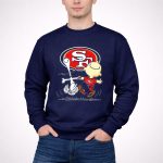 Snoopy and Charlie Brown Dancing with San Francisco 49ers SF 3 Sweatshirt
