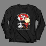 Snoopy and Charlie Brown Dancing with San Francisco 49ers SF 4 Long Sleeves