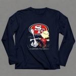 Snoopy and Charlie Brown Dancing with San Francisco 49ers SF 6 Long Sleeves