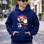 Snoopy and Charlie Brown Dancing with San Francisco 49ers SF 8 Hoodie