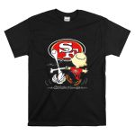 Snoopy and Charlie Brown Dancing with San Francisco 49ers SF T Shirt 6