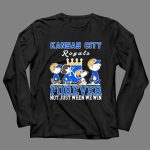 Snoopy and Charlie Brown Kansas City Royals baseball forever not just when we win 4 Long Sleeves.jpg