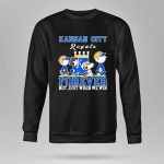 Snoopy and Charlie Brown Kansas City Royals baseball forever not just when we win 9 Sweatshirt.jpg