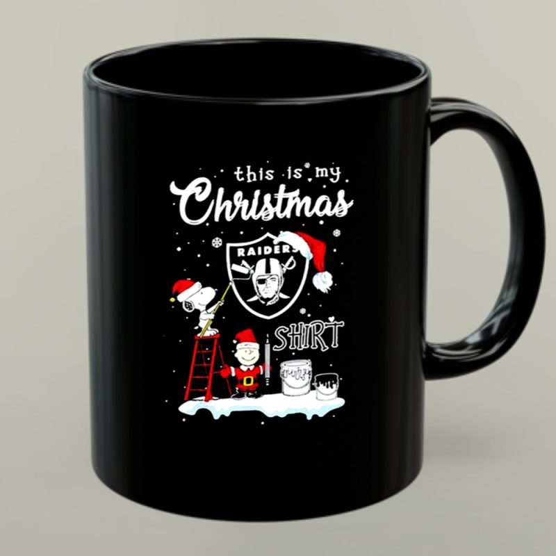 Snoopy And Charlie Brown Las Vegas Raiders This Is My Christmas 1 Mug.jpg