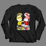 Snoopy and Charlie Brown Missouri Tigers x Kansas City Chiefs Skyline 4 Long Sleeves