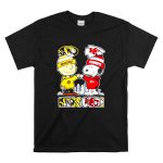 Snoopy and Charlie Brown Missouri Tigers x Kansas City Chiefs Skyline T Shirt 6