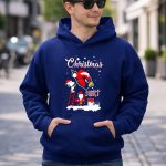 Snoopy and Charlie Brown Paint Logo Arizona Cardinals Christmas 8 Hoodie