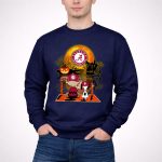 Snoopy and Charlie Brown Pumpkin Alabama Crimson Tide Halloween Moon 3 Sweatshirt